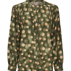 MARTA DU CHATEAU dame skjorte MdcSpinel 7606 - Military636tpz Hot