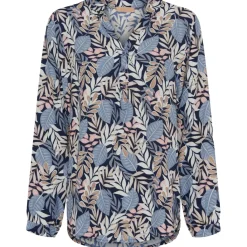 MARTA DU CHATEAU dame skjorte MdcAstrid - Blue4707 Outlet