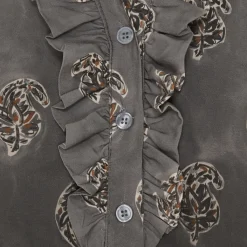 MARTA DU CHATEAU dame skjorte MdcUnnur 6317 - Grey Faded New