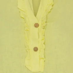 MARTA DU CHATEAU dame skjorte 85137-1 - Giallo3275 Discount