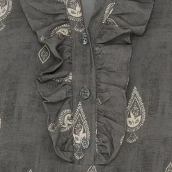 MARTA DU CHATEAU dame skjorte MdcAya 5891 - Grey1943tps Outlet