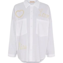 MARTA DU CHATEAU dame skjorte MdcCarine 258035 - White Outlet