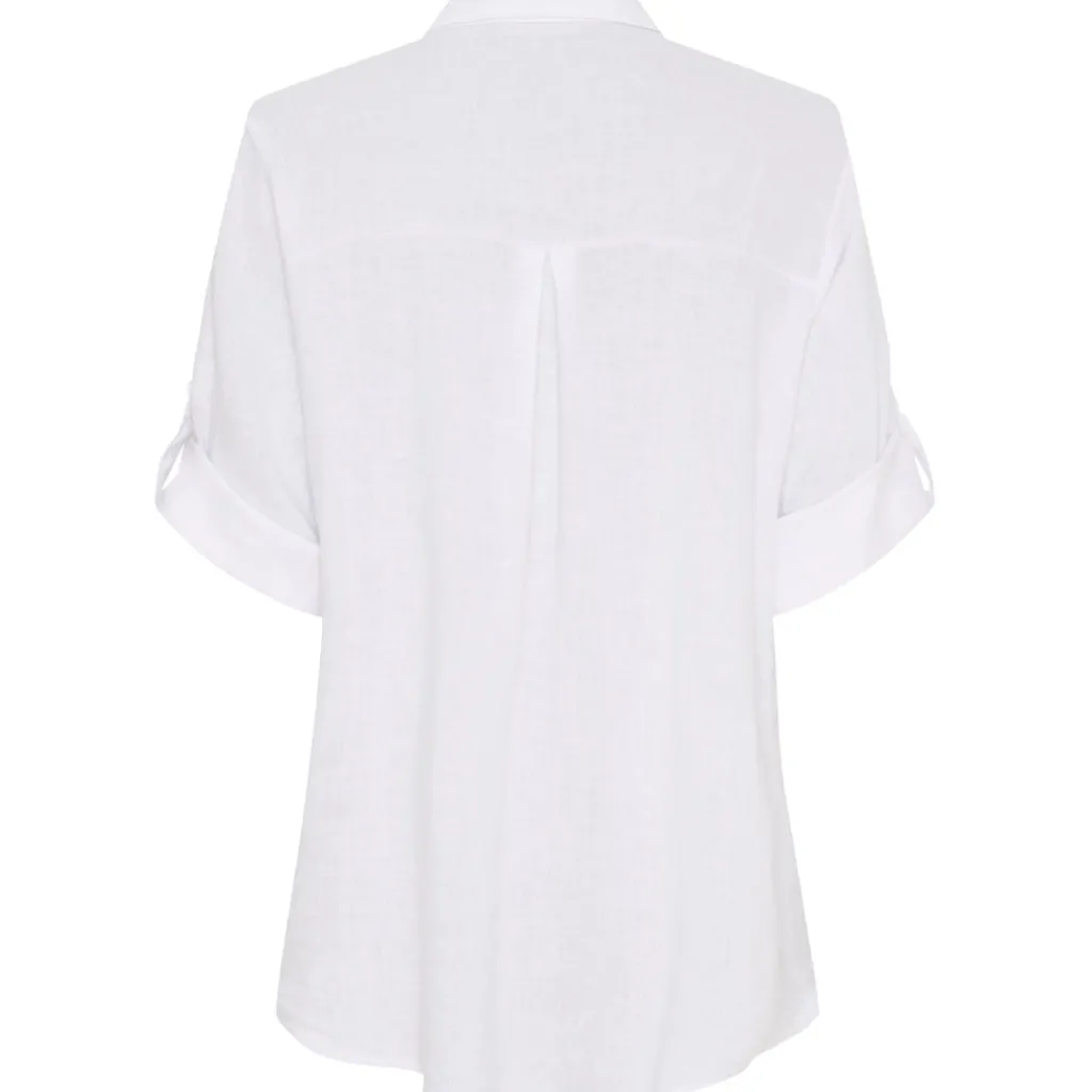 MARTA DU CHATEAU dame skjorte MdcKiara 258354 - Optical White Best