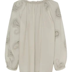 MARTA DU CHATEAU dame skjorte MdcPatty - Beige Clearance