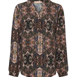 MARTA DU CHATEAU dame skjorte - 8128 - Black v24 Hot