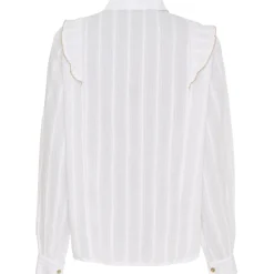 MARTA DU CHATEAU dame skjorte MdcLaurette 6843 - White/beige Discount