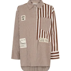 MARTA DU CHATEAU dame skjorte MdcBirch 258998 - Moro Stripe Outlet