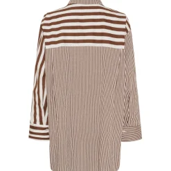 MARTA DU CHATEAU dame skjorte MdcBirch 258998 - Moro Stripe Outlet