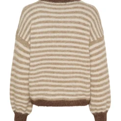 MARTA DU CHATEAU dame strik MdcDanielle 8080 - Beige/Fango/Moro Hot