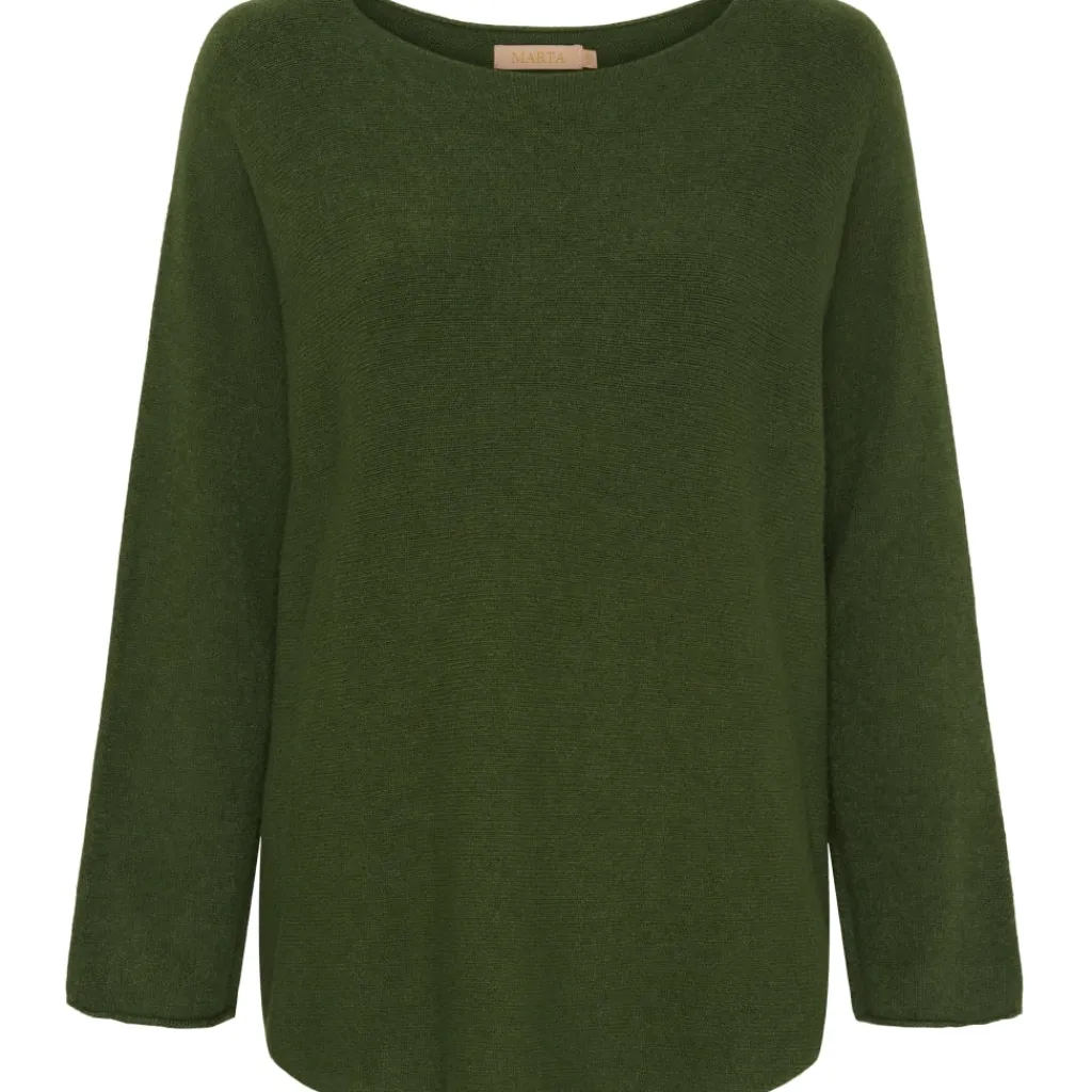 MARTA DU CHATEAU dame strik MDCDagmar 5001 - Army9436 New