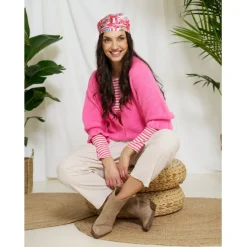 MARTA DU CHATEAU dame strik MdcJuliana 2413 - Pink9868 Best