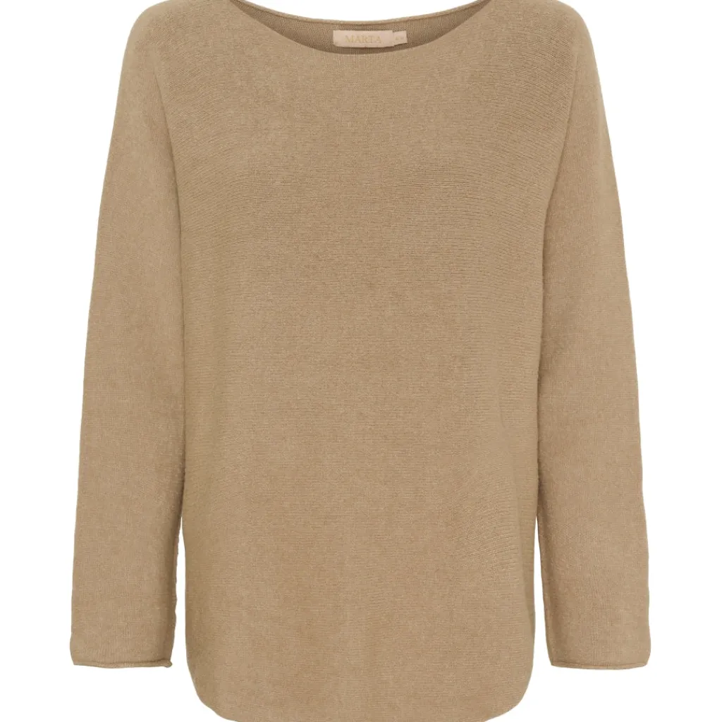 MARTA DU CHATEAU dame strik MDCDagmar 5001 - AWLightCamel8617 New