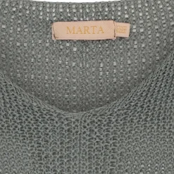 MARTA DU CHATEAU dame strik 7010 - GreyMelange2002 Outlet