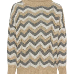 MARTA DU CHATEAU dame strik MdcKaley - Ecru