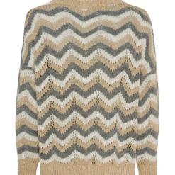 MARTA DU CHATEAU dame strik MdcKaley - Ecru