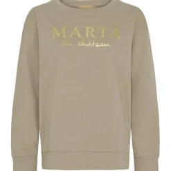 MARTA DU CHATEAU dame sweatshirt MdcAnnemette J-639 - Sand Best