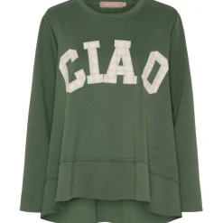 MARTA DU CHATEAU dame sweatshirt MdcCharline 85783 - Military