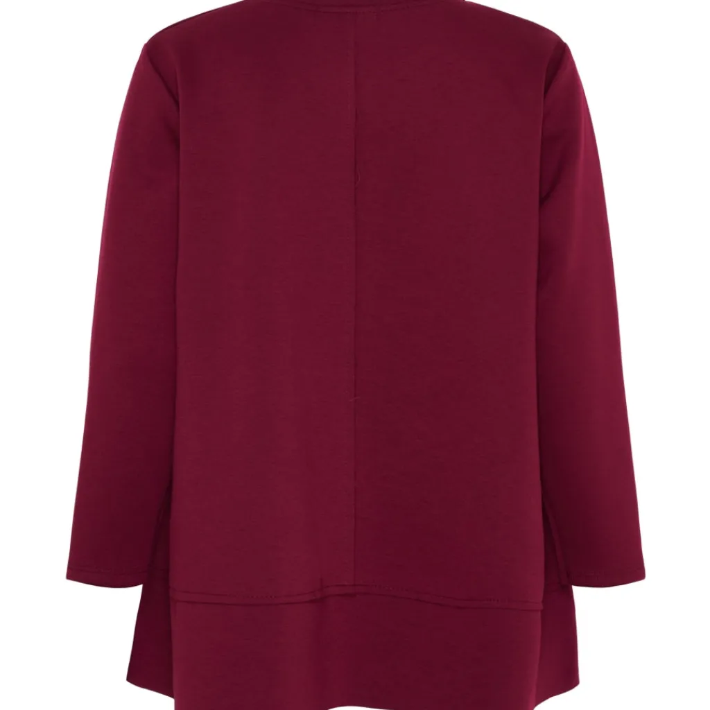 MARTA DU CHATEAU dame sweatshirt MdcPine 85783-1 - Bordeaux6269 Clearance