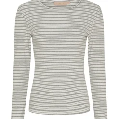 MARTA DU CHATEAU dame tee MdcChristel 6452 - Melange10/Cream New