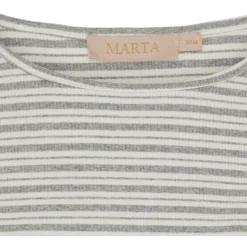 MARTA DU CHATEAU dame tee MdcChristel 6452 - Melange10/Cream New