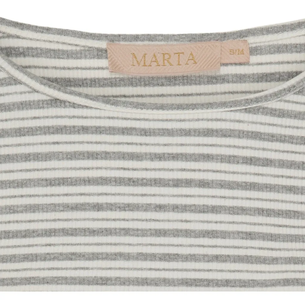 MARTA DU CHATEAU dame tee MdcChristel 6452 - Melange10/Cream New