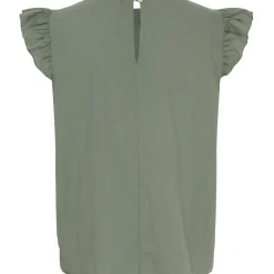 MARTA DU CHATEAU dame top MdcAmber - Kaki2828 Discount