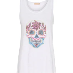 MARTA DU CHATEAU dame top 6313 - White Outlet