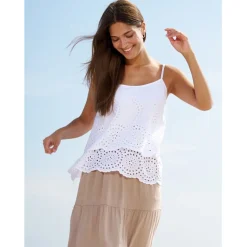 MARTA DU CHATEAU dame top 5720 - White Clearance