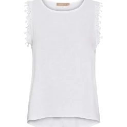 MARTA DU CHATEAU dame top MdcHolly 258355 - Optical White New