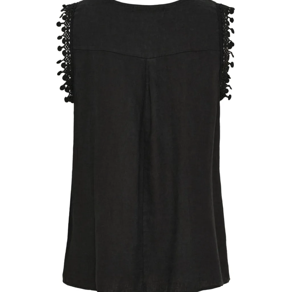 MARTA DU CHATEAU dame top MdcHolly 258355 - Black New