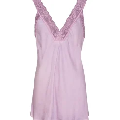 MARTA DU CHATEAU dame top med blondekant 21336 - Lavender Sale