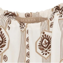 MARTA DU CHATEAU dame top MdcTanya 258620 - Moro/BeigeXof3986 Discount