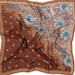 MARTA DU CHATEAU dame tørklæde MdcJuline FA-Scarf - Brown31208 Best