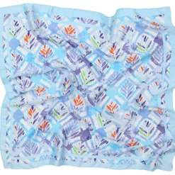 MARTA DU CHATEAU dame tørklæde MdcEliane FA-Scarf - Blue60122 Online
