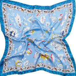 MARTA DU CHATEAU dame tørklæde MdcJuline FA1-Scarf - Blue96 Sale