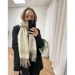 MARTA DU CHATEAU dame tørklæde 182302 - Beige Discount