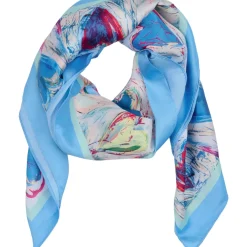 MARTA DU CHATEAU dame tørklæde MdcJuline FA1-Scarf - Blue85