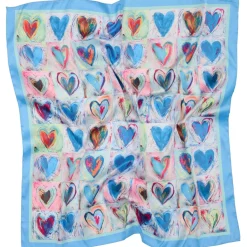 MARTA DU CHATEAU dame tørklæde MdcJuline FA1-Scarf - Blue85