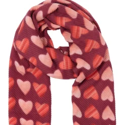 MARTA DU CHATEAU dame tørklæde MdcSaphira BA-1531 - Bordeaux Hot