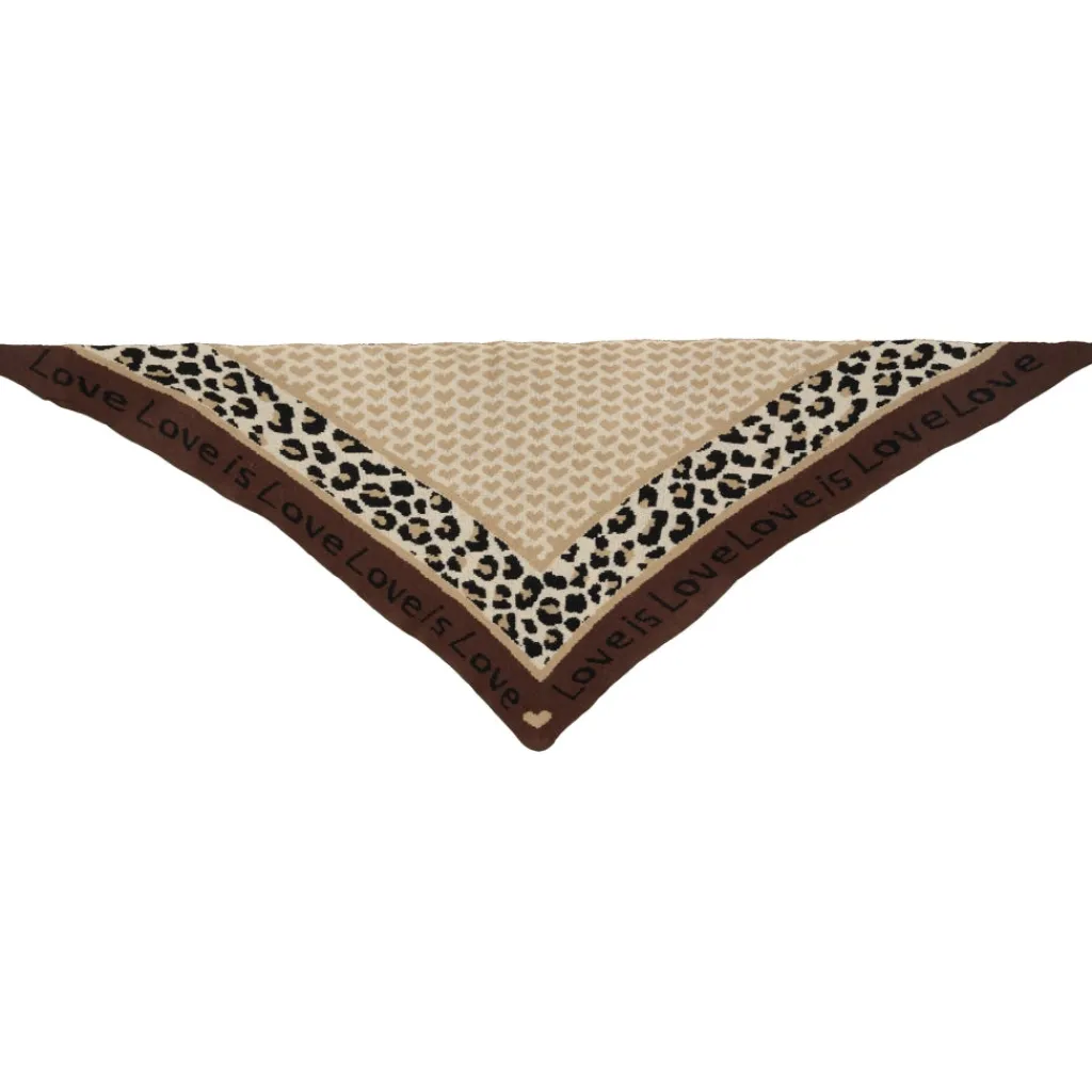 MARTA DU CHATEAU dame tørklæde MdcClio BA-0746 - Coffee Clearance