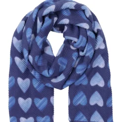 MARTA DU CHATEAU dame tørklæde MdcSaphira BA-1531 - Blue Hot