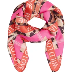 MARTA DU CHATEAU dame tørklæde MdcJuline FA1-Scarf - Fuxia/Red Clearance