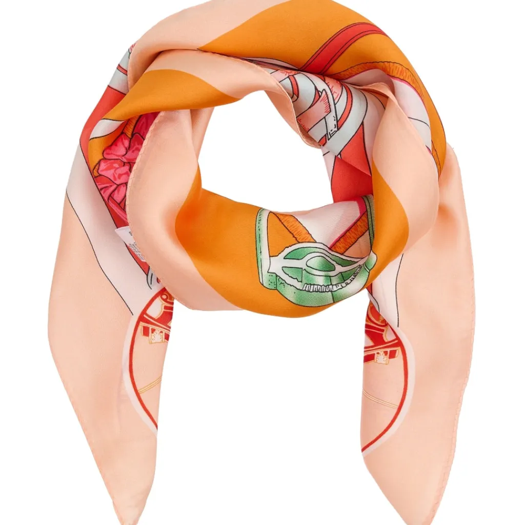 MARTA DU CHATEAU dame tørklæde MdcJuline FA1-Scarf - Orange176
