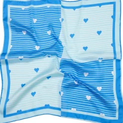 MARTA DU CHATEAU dame tørklæde MdcJuline FA1-Scarf - Blue181 Clearance