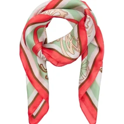 MARTA DU CHATEAU dame tørklæde MdcEliane FA-Scarf - Orange/Green35157 Online