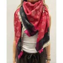 MARTA DU CHATEAU dame tørklæde MdcSoraka BA-1499 - Red Online