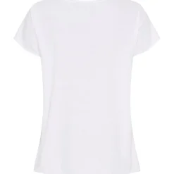 MARTA DU CHATEAU dame T-shirt MdcMarie 1535 - White Love Elephant