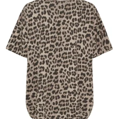 MARTA DU CHATEAU dame T-Shirt MdcHarper 2436C - Beige Leo Hot