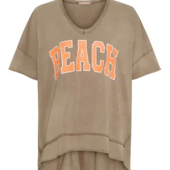 MARTA DU CHATEAU dame T-Shirt MdcNella 2436/B - Marrone/Arancio Best