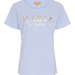 MARTA DU CHATEAU Dame T-shirt MT002 - Light blue Hot